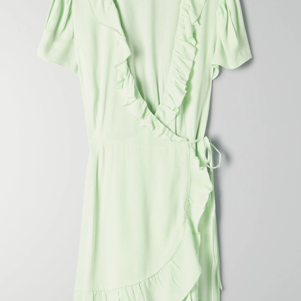 Sunday Best Ruffle Wrap dress